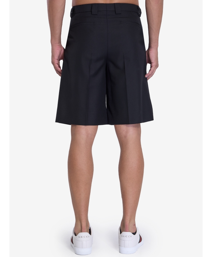 GUCCI - Wool blend bermuda shorts