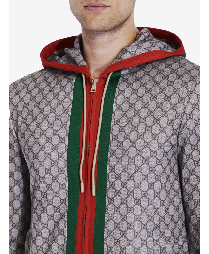 Gucci gg logo hoodie best sale