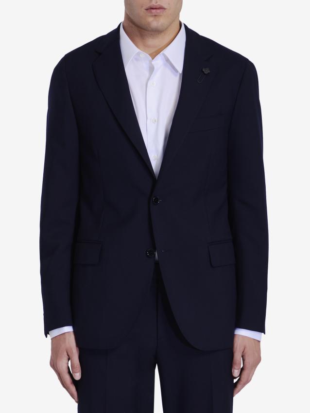 LARDINI - Two-piece suit in virgin wool