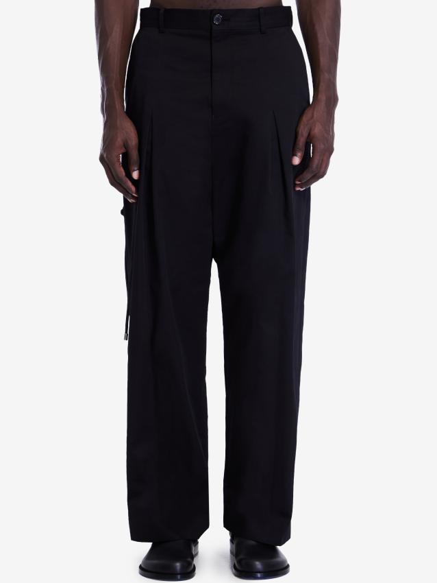 LOEWE - Low crotch trousers in cotton