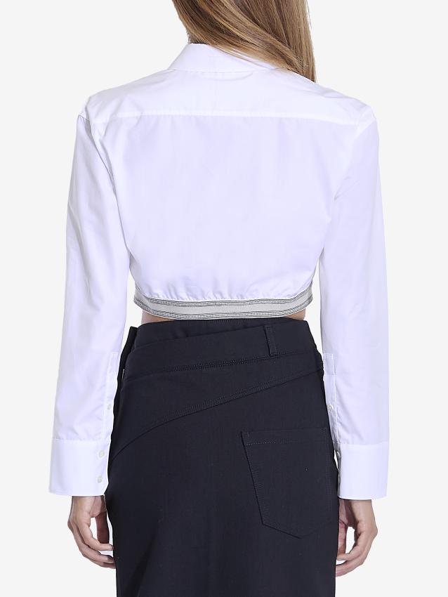 LOEWE - Camicia crop in cotone