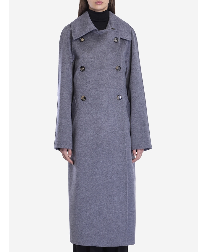 LOEWE - Double-breasted coat in wool and cashmere