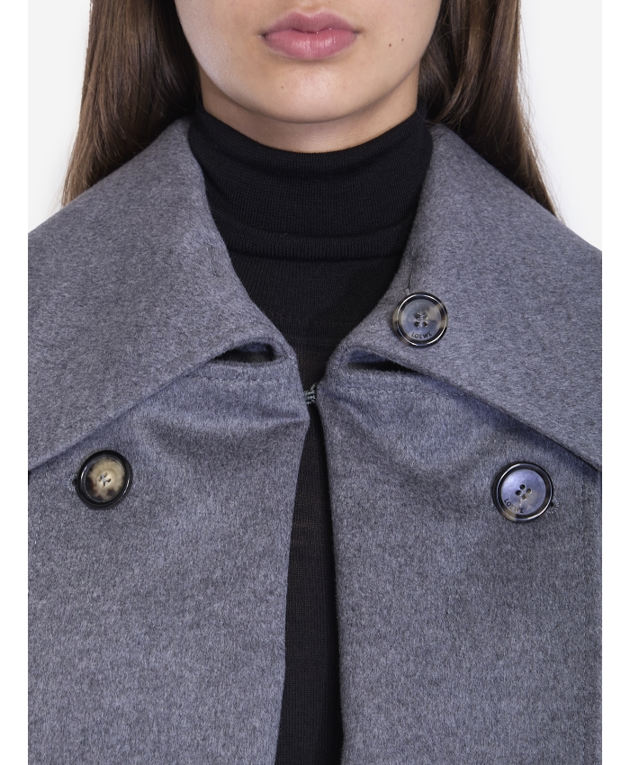 LOEWE - Double-breasted coat in wool and cashmere