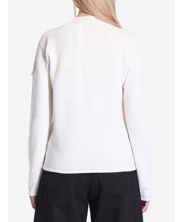 MONCLER WILLOW SMITH - White wool sweater