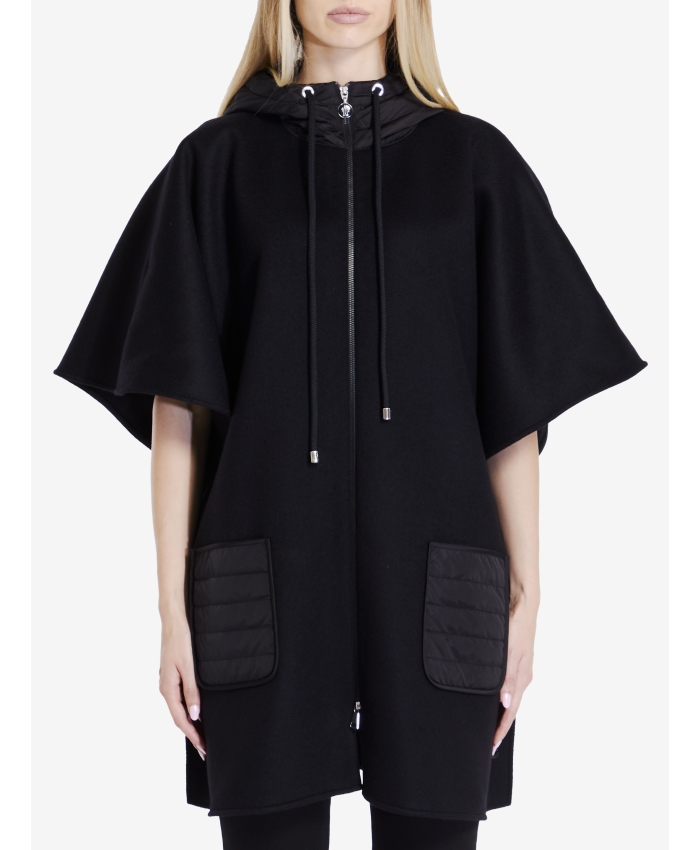 MONCLER - Padded hooded cape