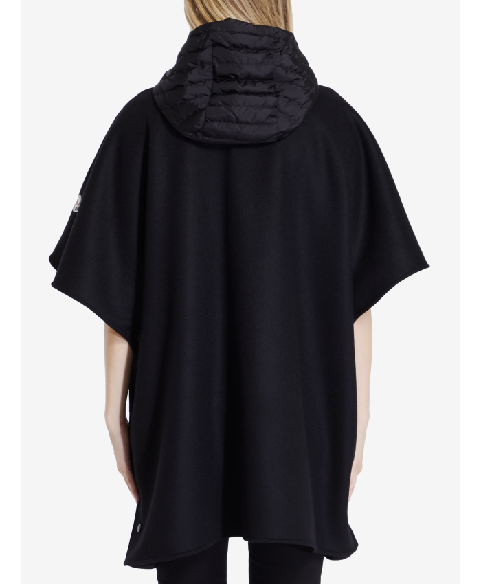 MONCLER - Padded hooded cape
