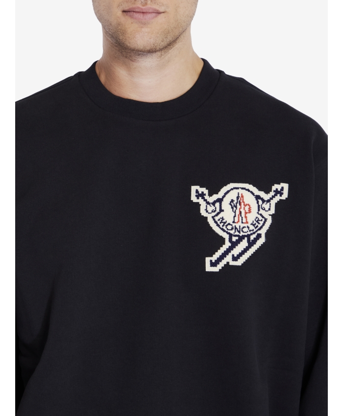 MONCLER - Ski patch sweatshirt