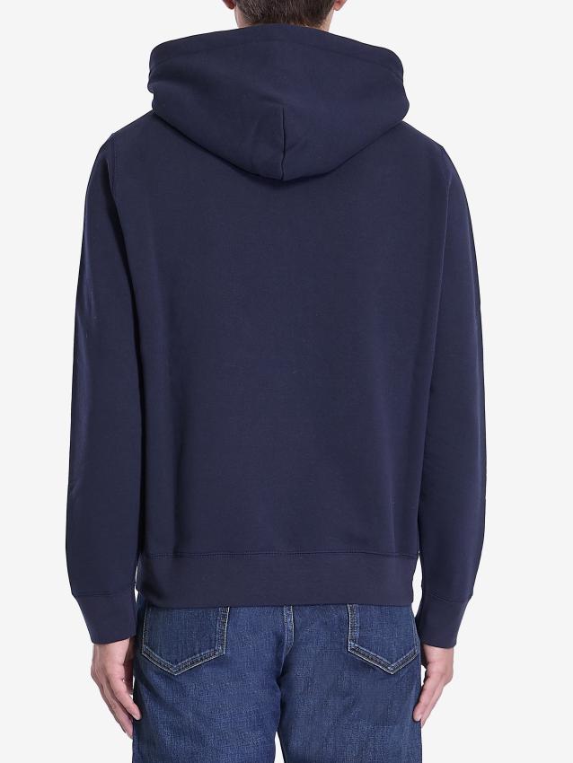 MONCLER - Zip-up hoodie in cotton