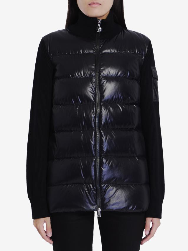 MONCLER - Padded cardigan in wool