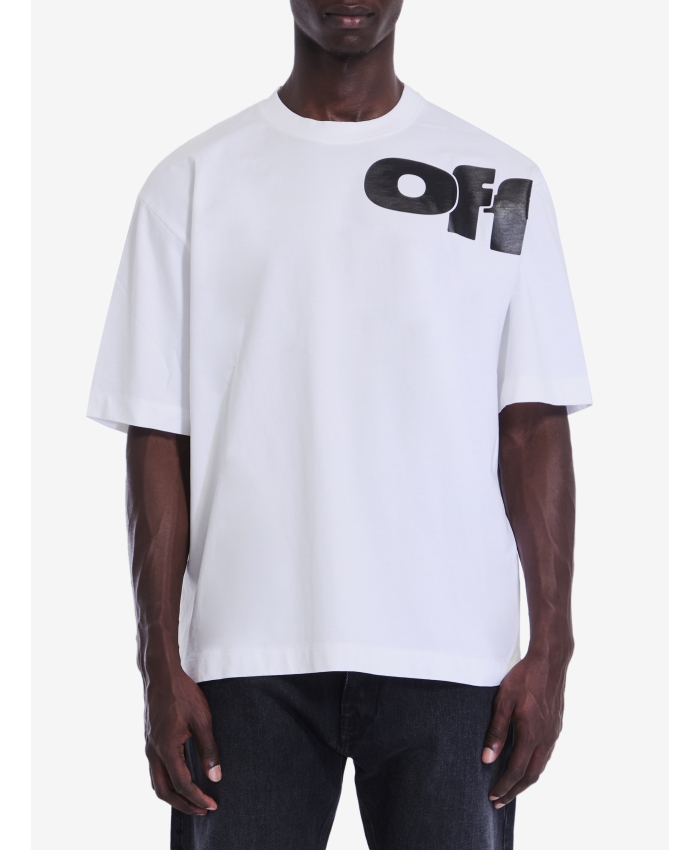 OFF WHITE - T-shirt skate con Shared Logo