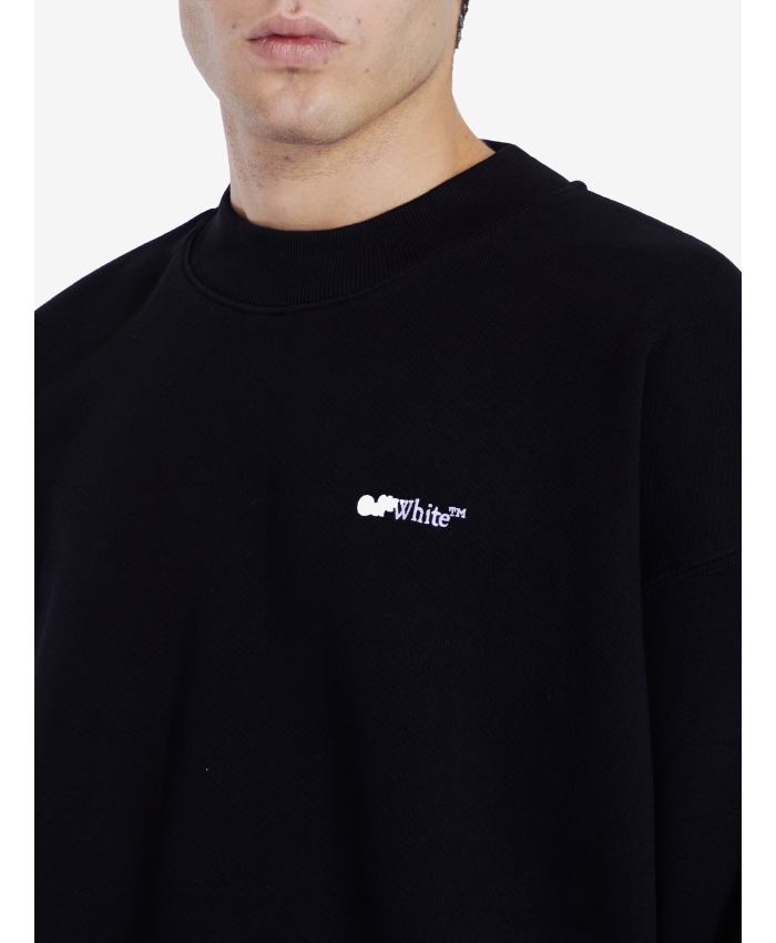 OFF WHITE - Pixel Diag sweatshirt