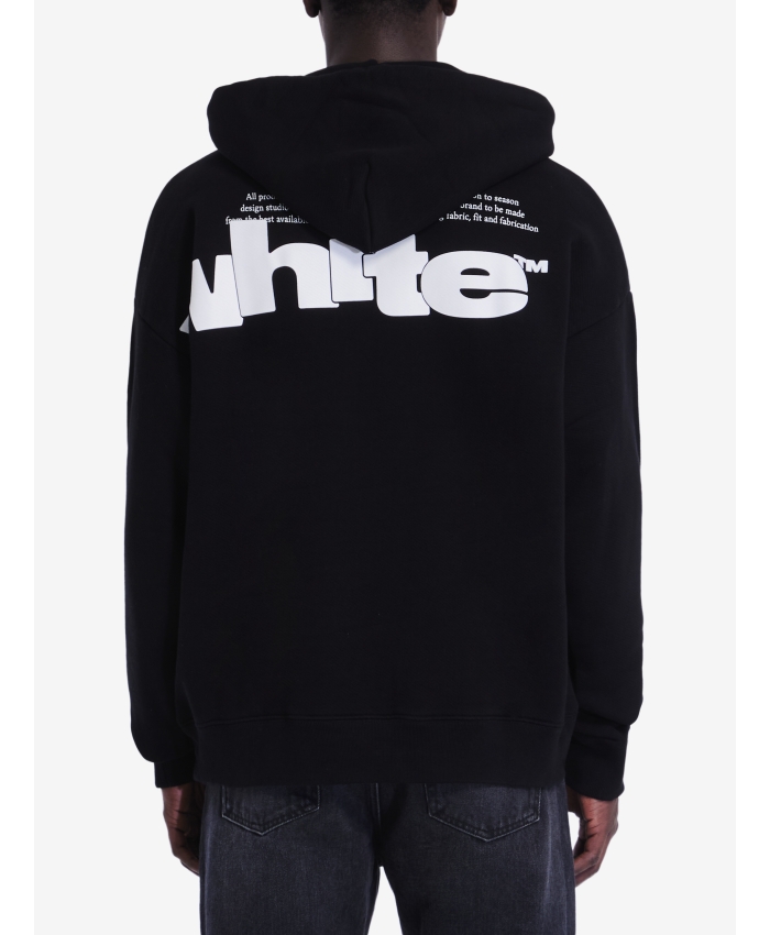 OFF WHITE - Shared Logo skate hoodie