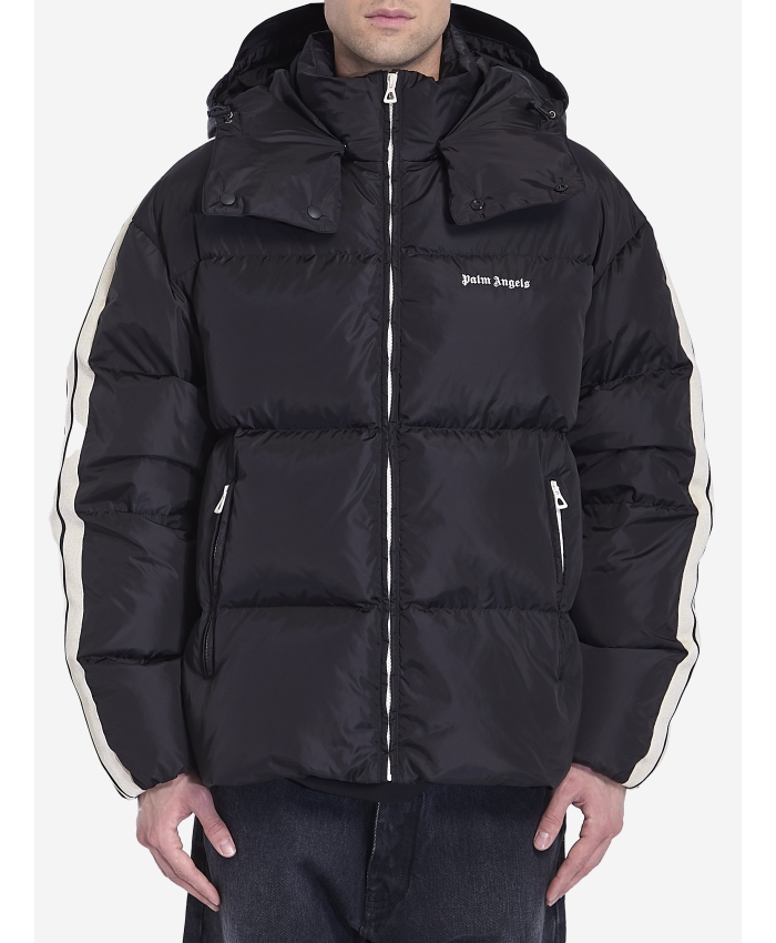 PALM ANGELS - Hooded puffer jacket