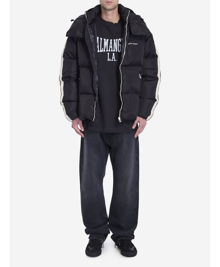 PALM ANGELS - Hooded puffer jacket