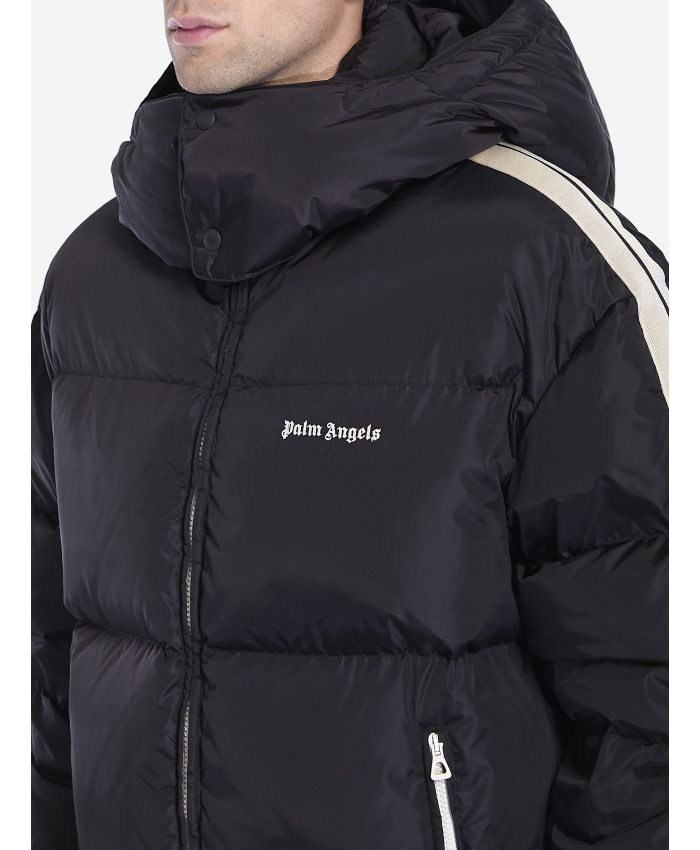 PALM ANGELS - Hooded puffer jacket