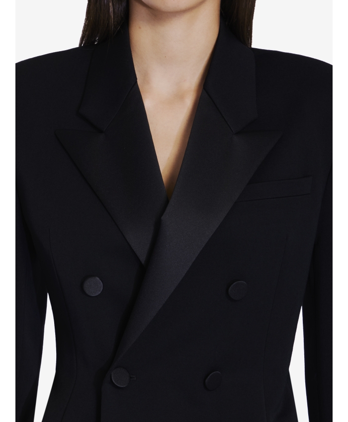 SAINT LAURENT - Tuxedo jacket in grain de poudre