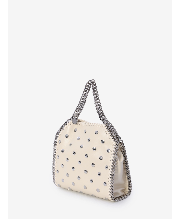 STELLA MCCARTNEY - Borsa tote mini Falabella con borchie