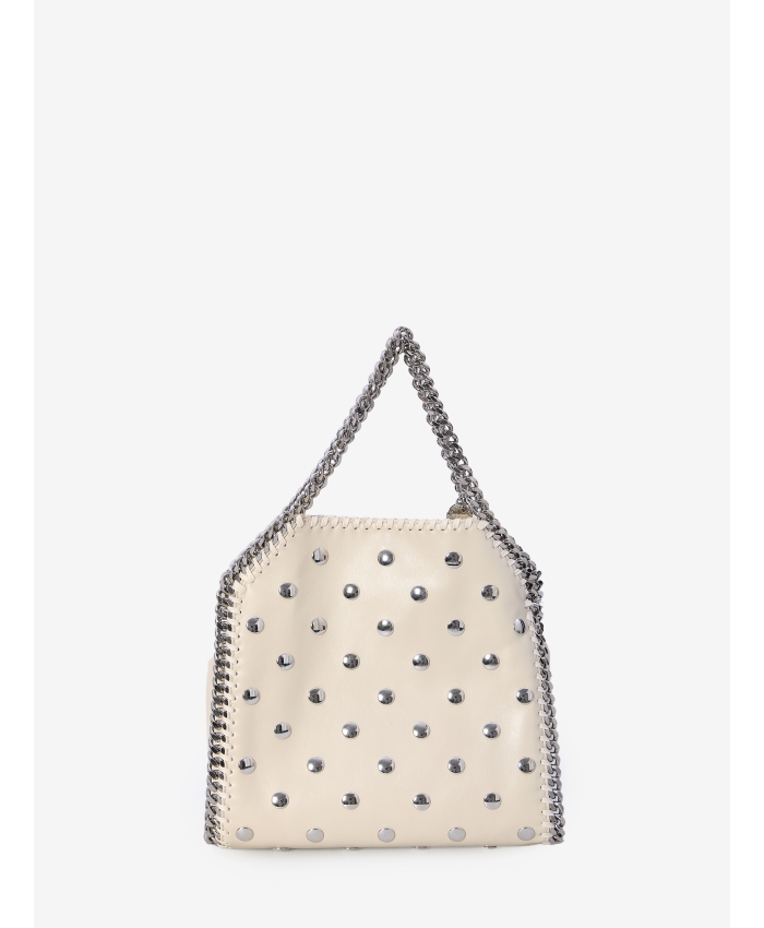 STELLA MCCARTNEY - Borsa tote mini Falabella con borchie