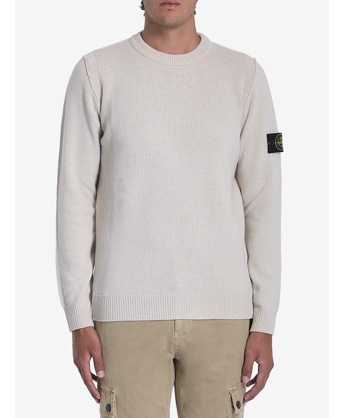 STONE ISLAND - Sweater in wool