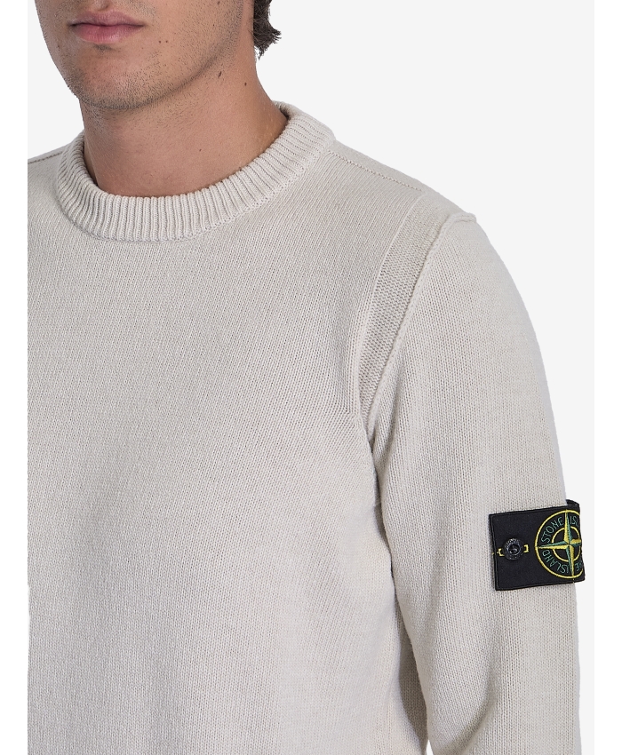 STONE ISLAND - Sweater in wool