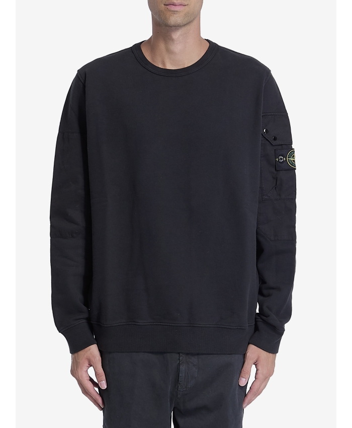 STONE ISLAND - Cotton sweatshirt