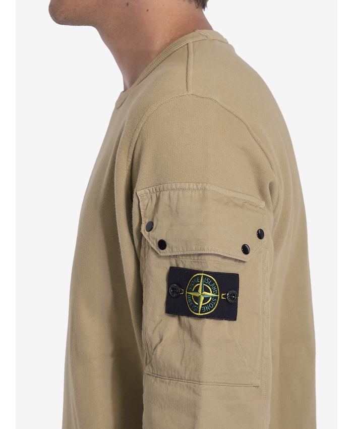 STONE ISLAND - Cotton sweatshirt