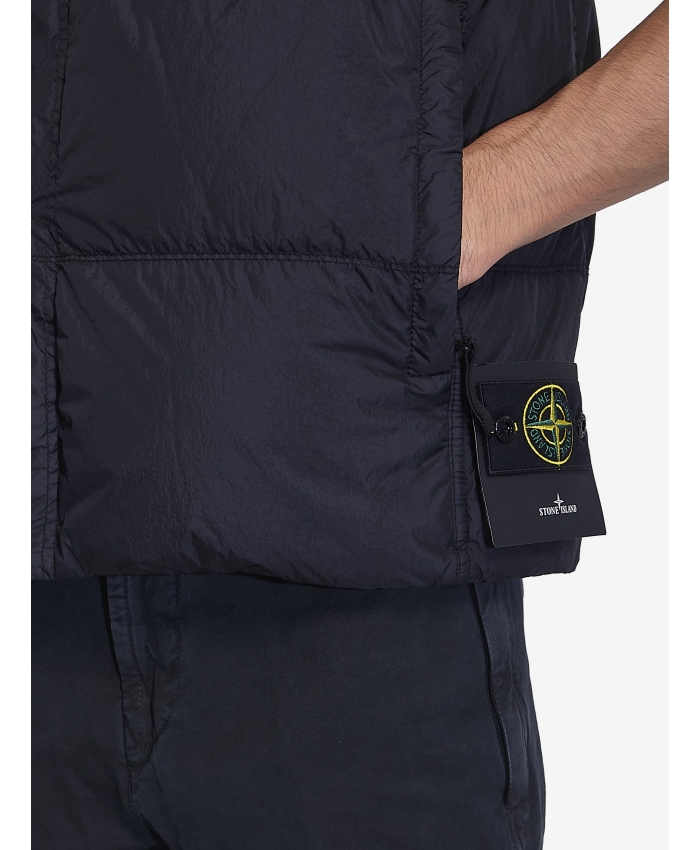 STONE ISLAND - Crinkle Reps R-NY down vest