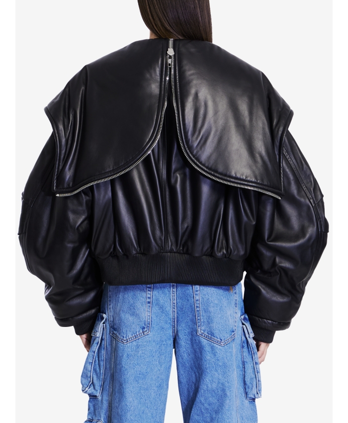 THE ATTICO - Leather bomber jacket