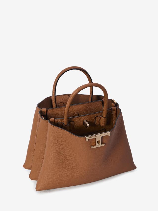 TOD'S - Small T Timeless shopping bag