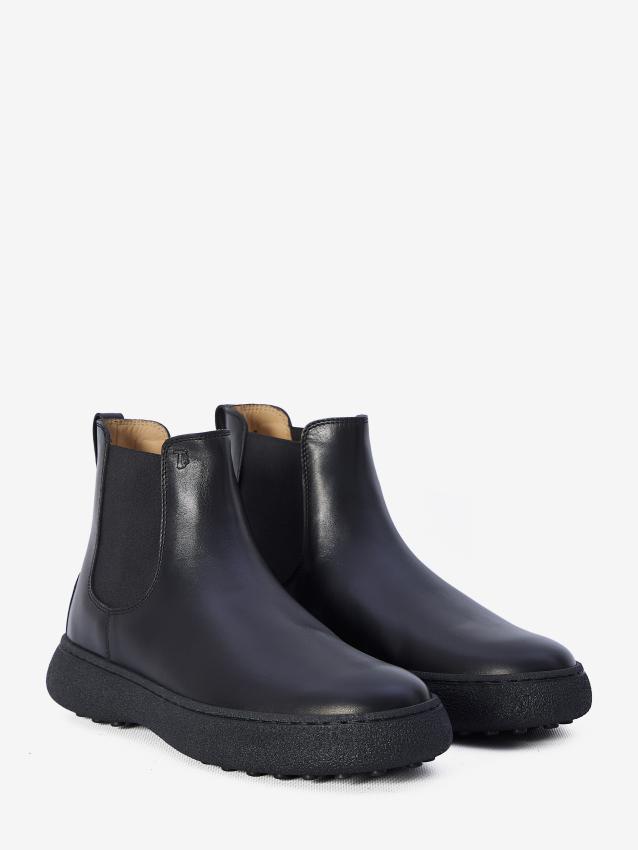 TOD'S - Leather Chelsea boots
