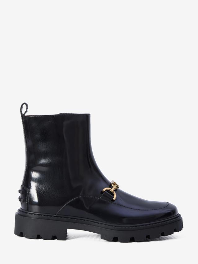 TOD'S - Leather ankle boots