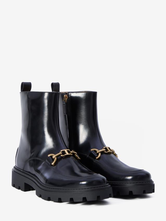 TOD'S - Leather ankle boots