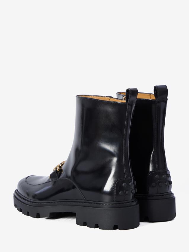 TOD'S - Leather ankle boots