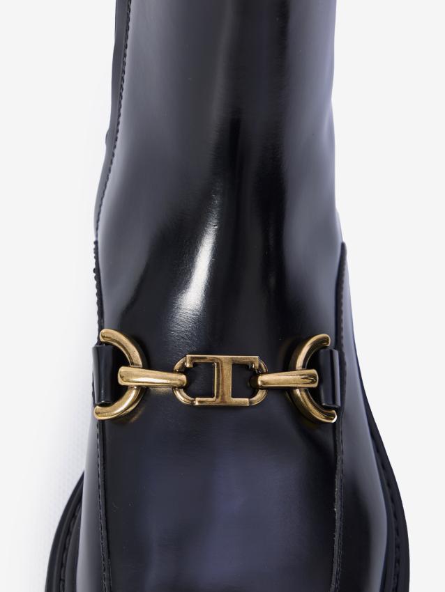 TOD'S - Leather ankle boots