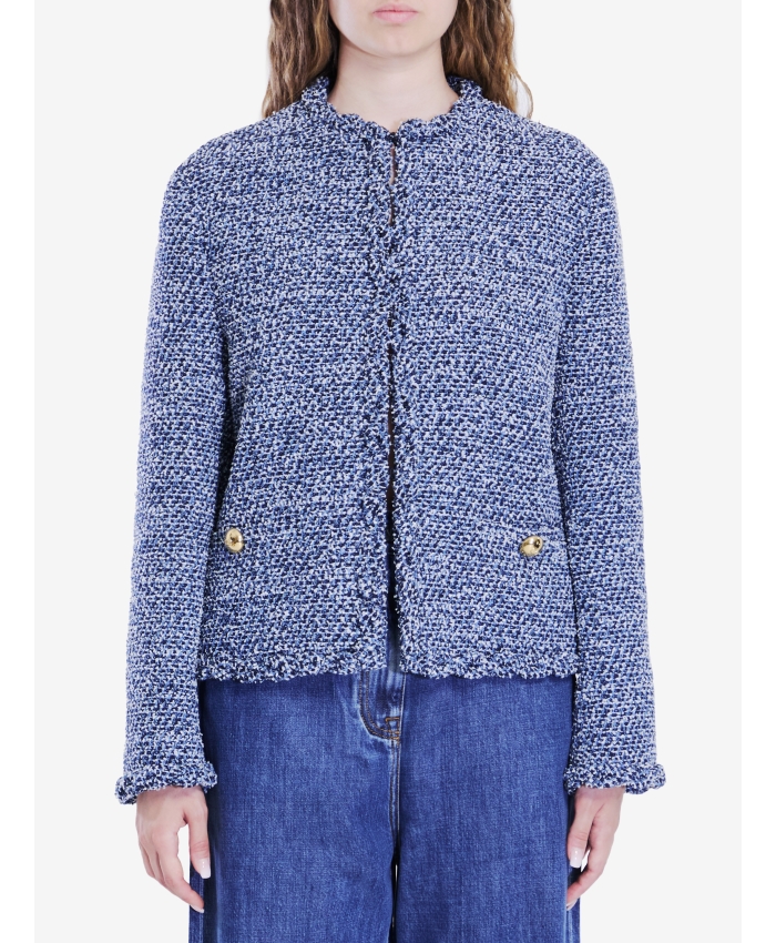 VALENTINO GARAVANI - Denim Textured Tweed jacket