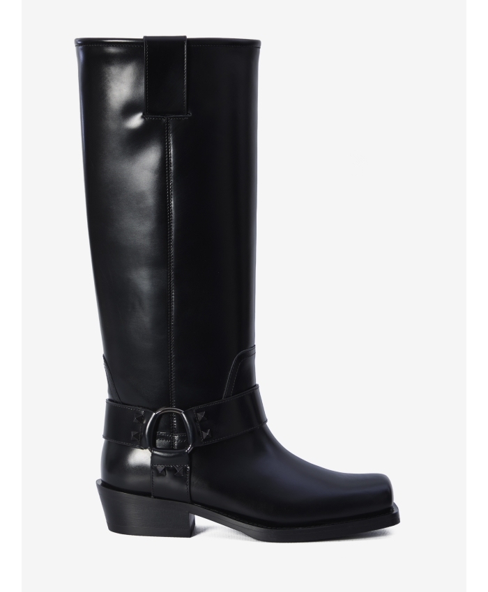 VALENTINO GARAVANI - Rockstud Biker boots