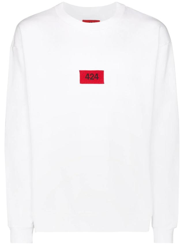 424 - Sweatshirt Logo White
