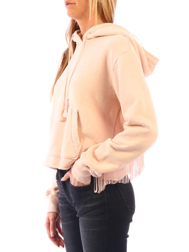 AMIRI - Hoodie Fringes Pink