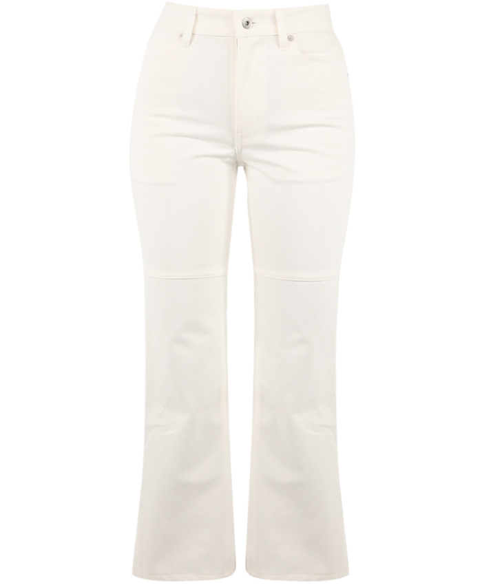 JIL SANDER - White denim jeans
