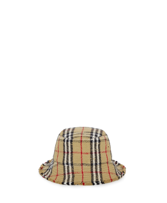 BURBERRY - Bouclé bucket hat