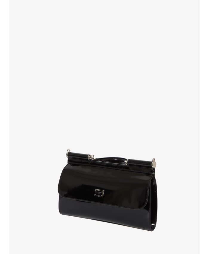 DOLCE&GABBANA - Polished calfskin Sicily bag