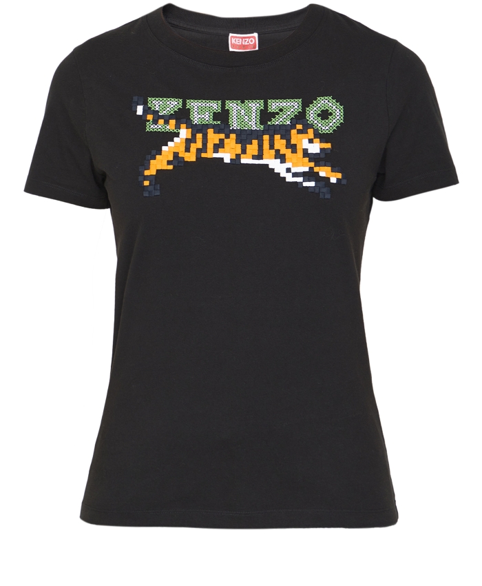 KENZO - Embroidered black t-shirt