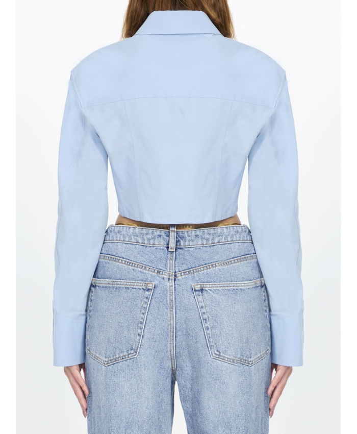 ALEXANDER WANG - Cropped structured shirt