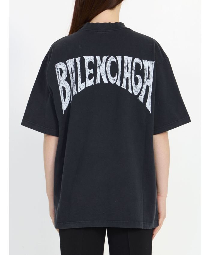 BALENCIAGA - Balenciaga Hand Drawn t-shirt