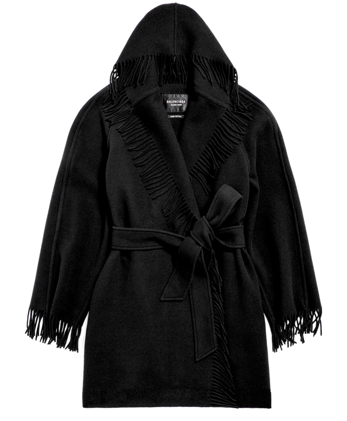 BALENCIAGA - Fringe coat