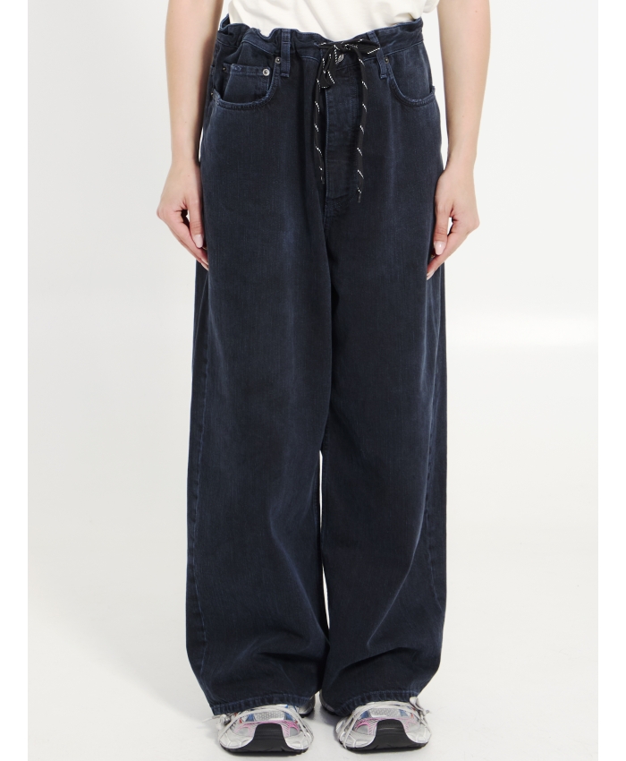 BALENCIAGA - Baggy jeans with drawstring