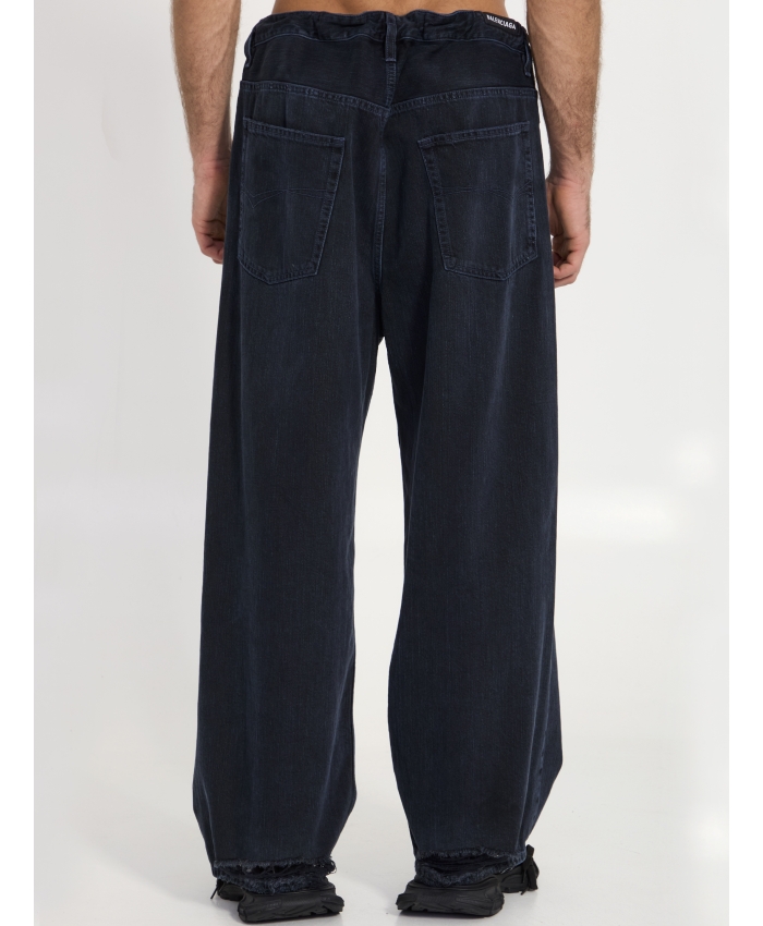 BALENCIAGA - Baggy jeans with drawstring