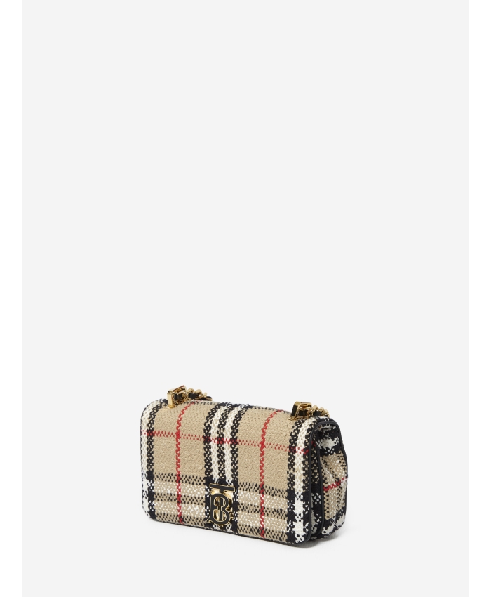 BURBERRY - Vintage Check Bouclé Mini Lola bag