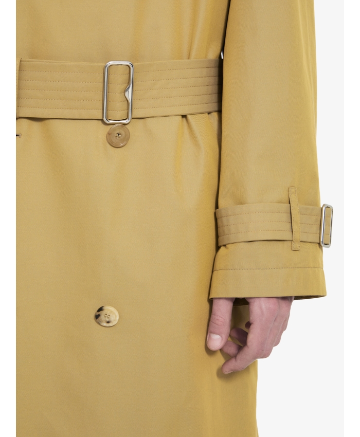 BURBERRY - Gabardine long trench coat | Leam Roma - Luxury 