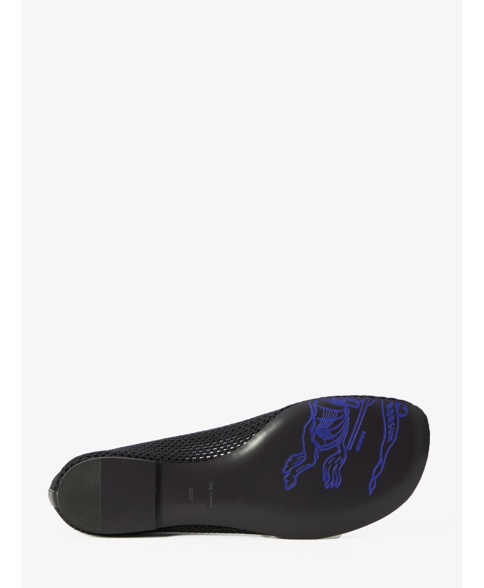 BURBERRY - Mesh fabric ballerinas